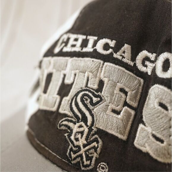 Vintage 90s White Sox Starter Tri Power Snapback Hat - Picture 5 of 10